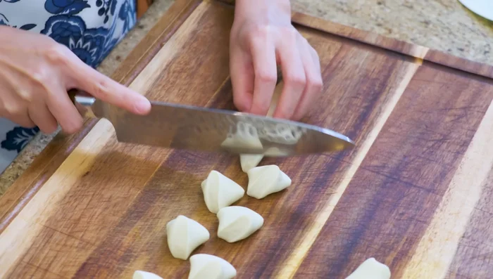 Assemble dumplings.