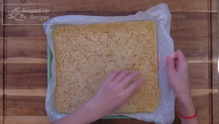 Once the rice is fully dried and hard, remove from oven and break into bite-sized pieces. Store in an airtight container at room temperature for up to 6 months.