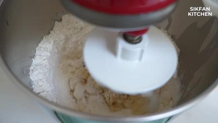 Punch down the dough and divide it into equal portions.