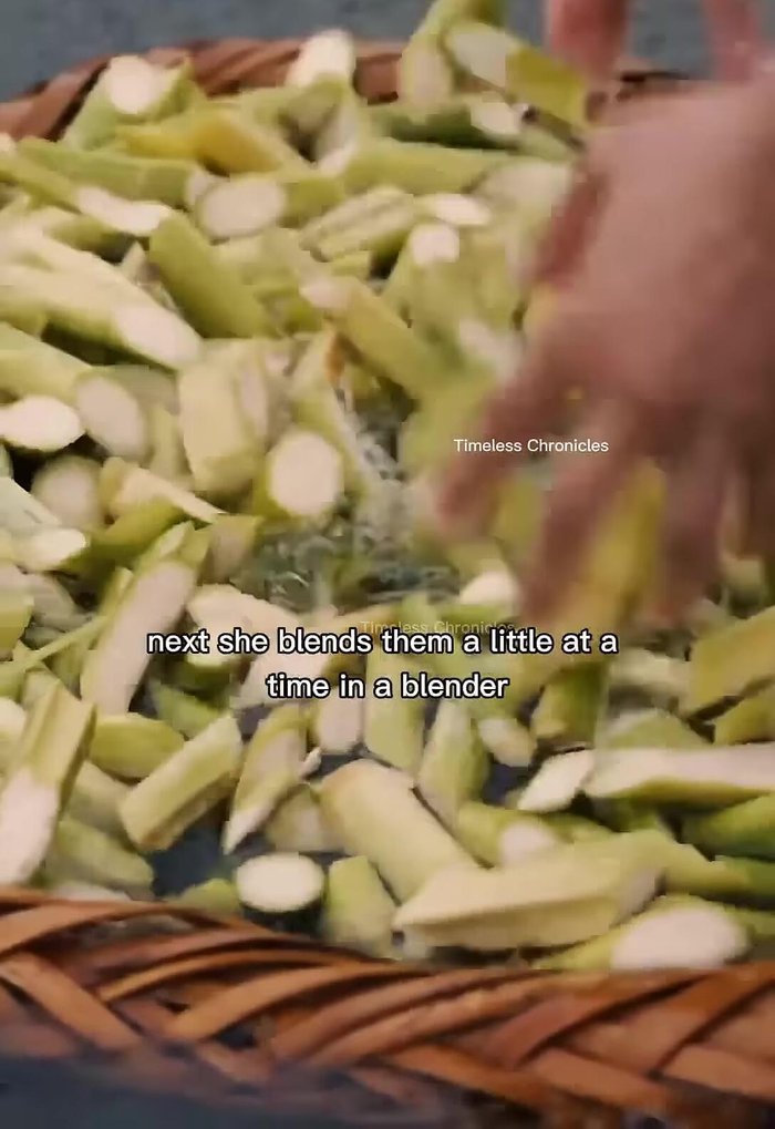 Blend the branches in a blender, a little at a time, until a paste forms.