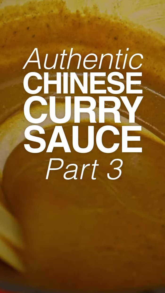Heat 3 tablespoons of curry paste gently in a pan.