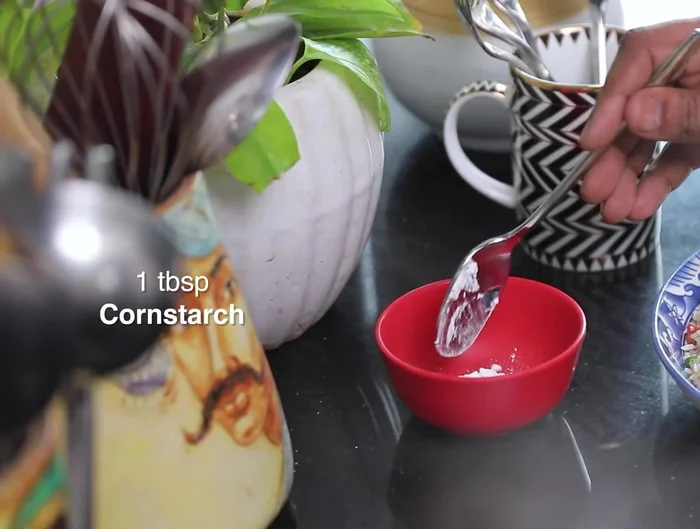 Mix cornstarch with water to form a slurry. Add to the mushroom gravy.