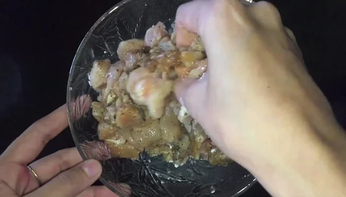 Mix cornflour with water to create a slurry. (The exact ratio is not specified in the transcript)