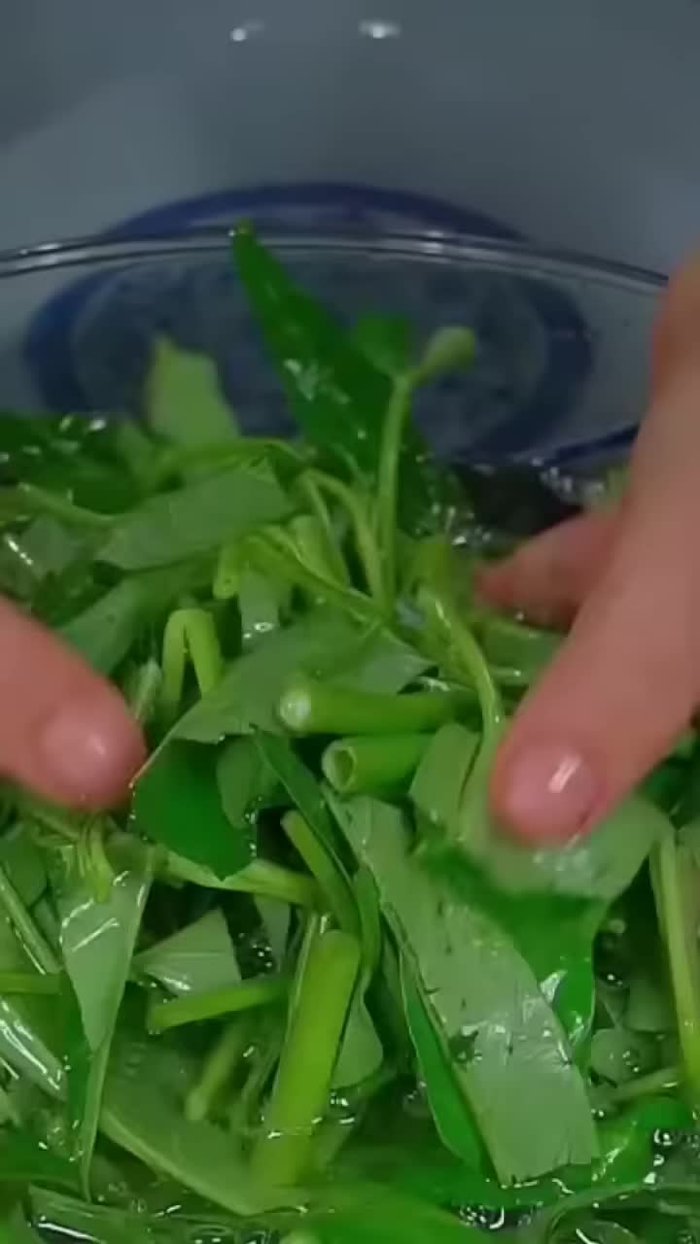 Change the water and wash several times to remove eggs, insects, and dirt.