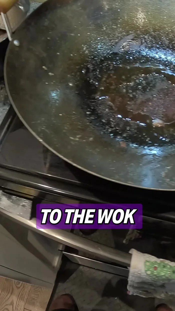 Add more oil to the pan, then add onions and mushrooms. Stir-fry well.