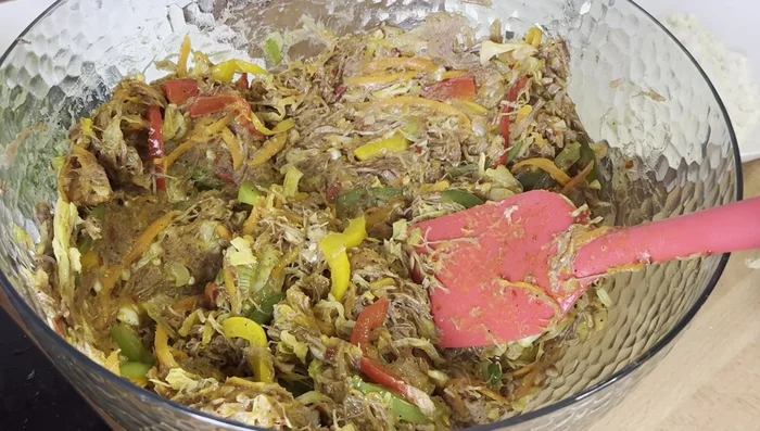Add the mashed potatoes and mix well.