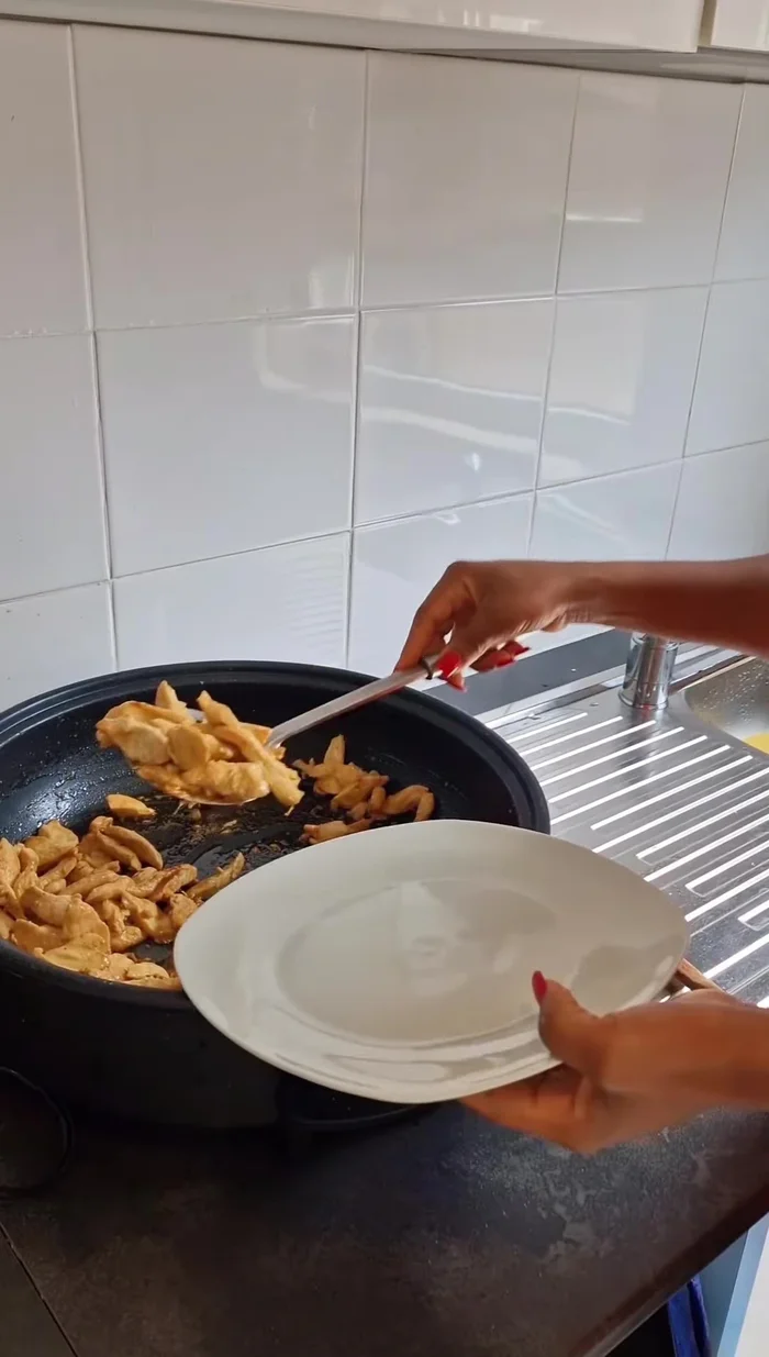 Remove the chicken and set aside. Add more olive oil to the pot and add the vegetables.