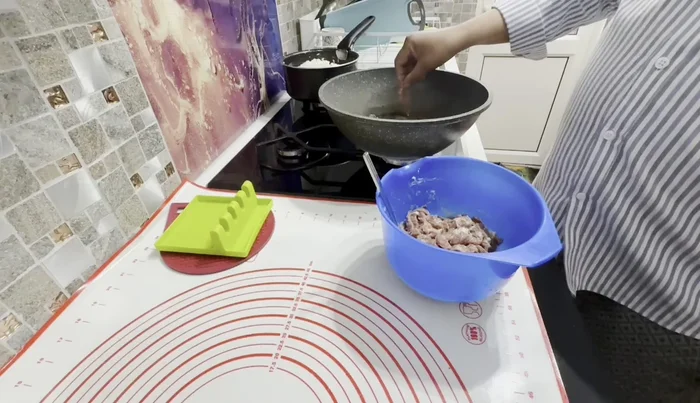 Fry the beef in batches to prevent sticking, ensuring each piece is crispy.