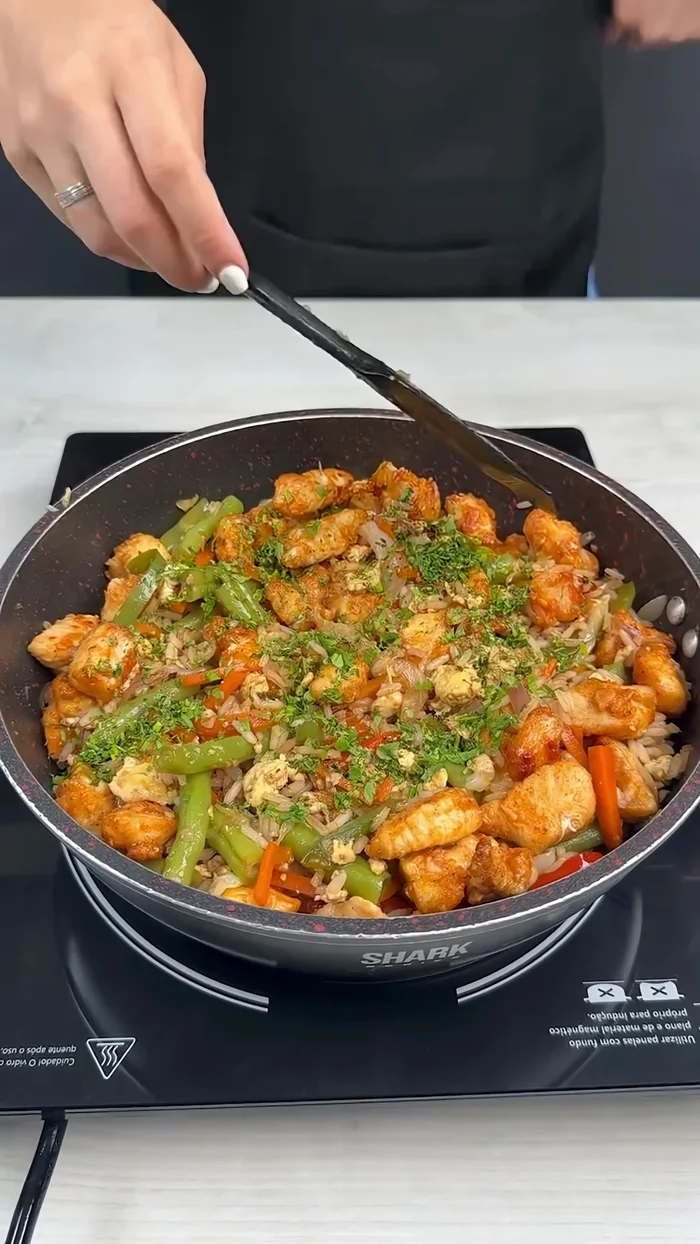 Add chive to taste and mix everything well.