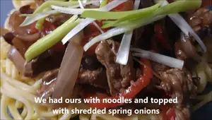 Slimming World Chinese Beef in Black Bean Sauce Recipe