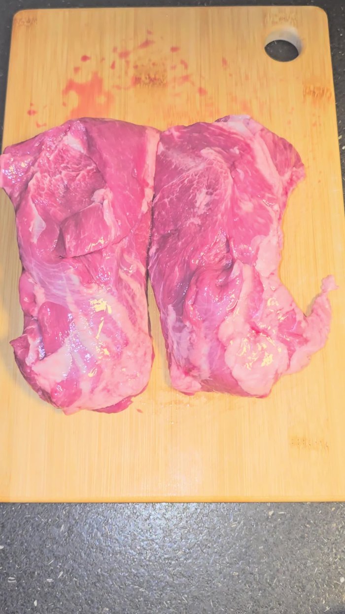 Cut lamb shoulder or leg into even 1-inch chunks. Avoid weird shapes for even cooking.