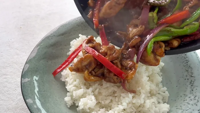 Serve hot over steamed rice.