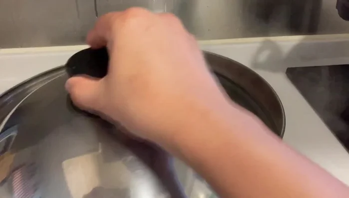 Add the tomatoes and other vegetables to the wok.