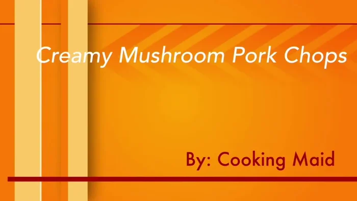 Start cooking the pork chops. (Likely sauteing or pan-frying).