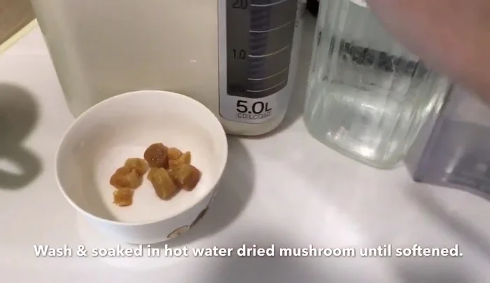 Start cooking the dish.