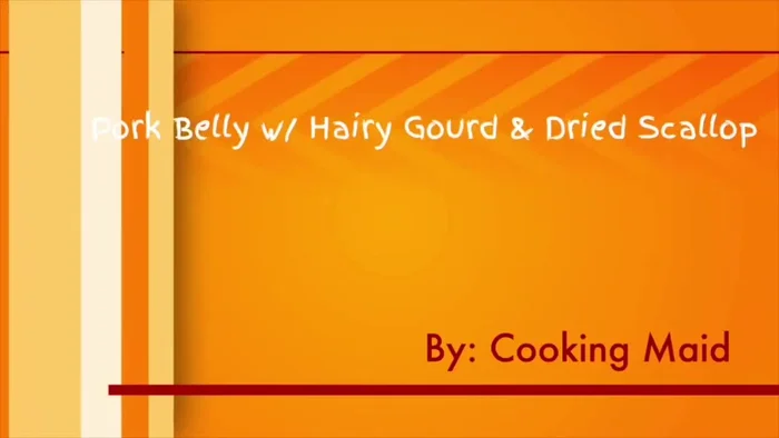 Prepare the pork belly.
